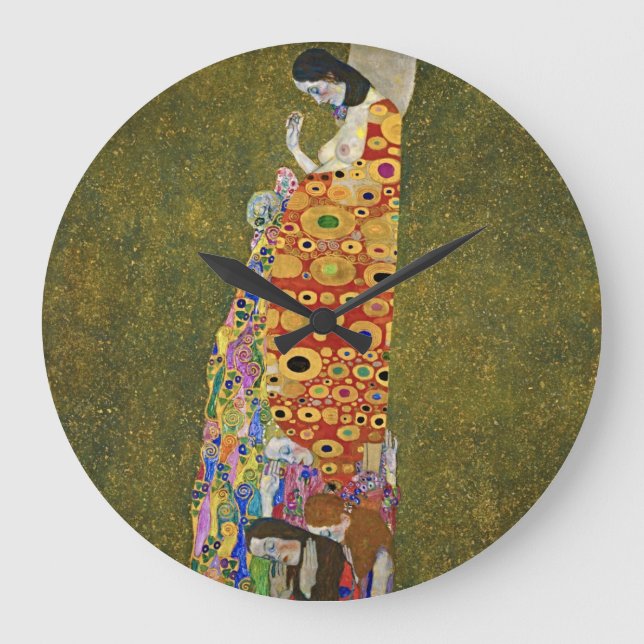 Wo die Zeit auf die Kunst trifft: Gustav Klimts Ho Große Wanduhr (Vorderseite)