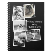 Wo ein Hund ist Notizbuch mit Foto
