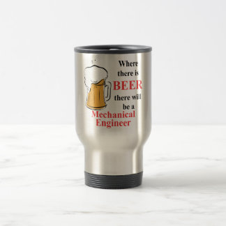 Wo es Bier - Maschinenbauingenieur gibt Reisebecher