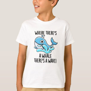 Wo es einen Wal gibt, gibt es ein gewölbtes, sonni T-Shirt