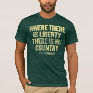 Wo es Freiheits-Shirt gibt T-Shirt