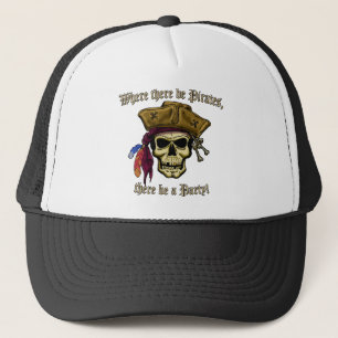 Wo es Piraten gibt Truckerkappe