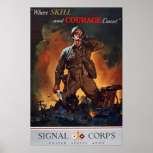 Wo Fähigkeit und Mut zählt Poster