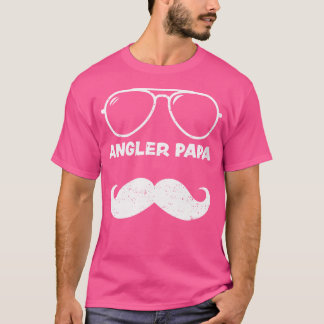 Wo Fischen Angler Papa Vatertag Redewendungen T-Shirt