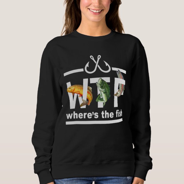 Wo fischt die Liebe? Sweatshirt (Vorderseite)