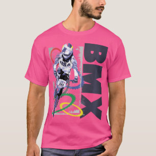 Wo Funny Bmx Bike Motocross Dirt Track Racs T-Shirt