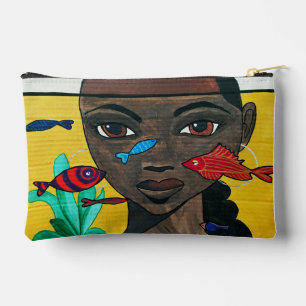 Wo Gedanken schwimmen Schwarze Frauenkunst Afroz Zubehörtasche