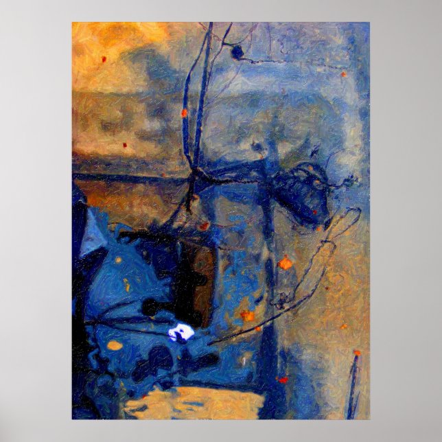 "Wo gehst du hin?" Drucken Poster (Vorne)