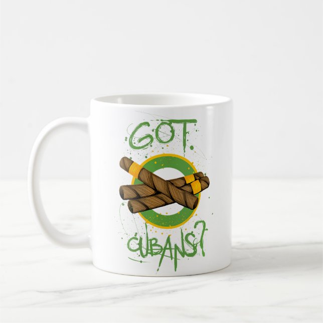 Wo Got Cuban Cigars Cubano Cigar Kaffeetasse (Links)