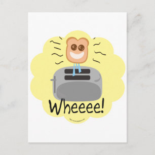 Wo! Happy Toast! Postkarte