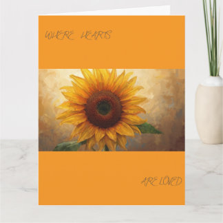 Wo Herzen geliebt werden – Bloom Gedicht Kunst Dru Karte
