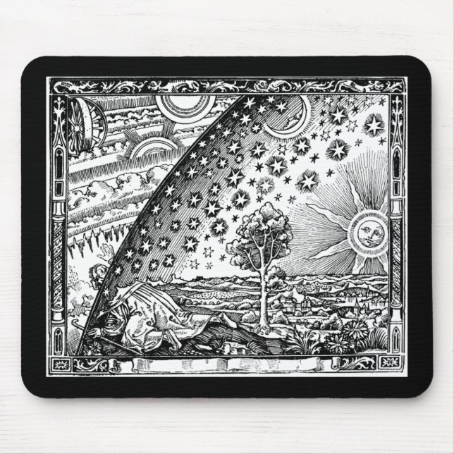 Wo Himmel und Erde sich treffen Mousepad (Vorne)