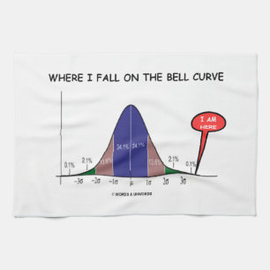 Wo ich auf die Bell-Kurve ich falle, sind hier Geschirrtuch