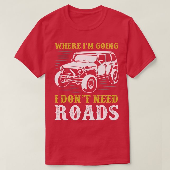 Wo ich gehe T-Shirt (Design vorne)