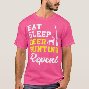 Wo isst man schlafend Hirsche, die gejagt werden, T-Shirt