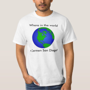 Wo ist Carmen San Diego? Shirt