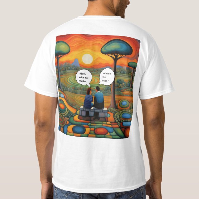Wo ist das Bairn T-Shirt (Rückseite)