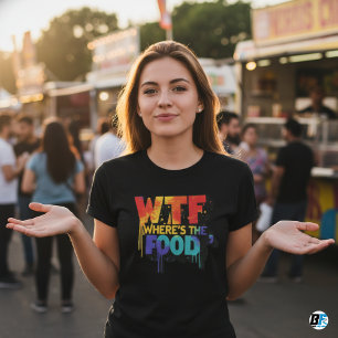 Wo ist das Essen T-Shirt Damen