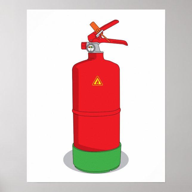 Wo ist das Feuer? Poster (Vorne)