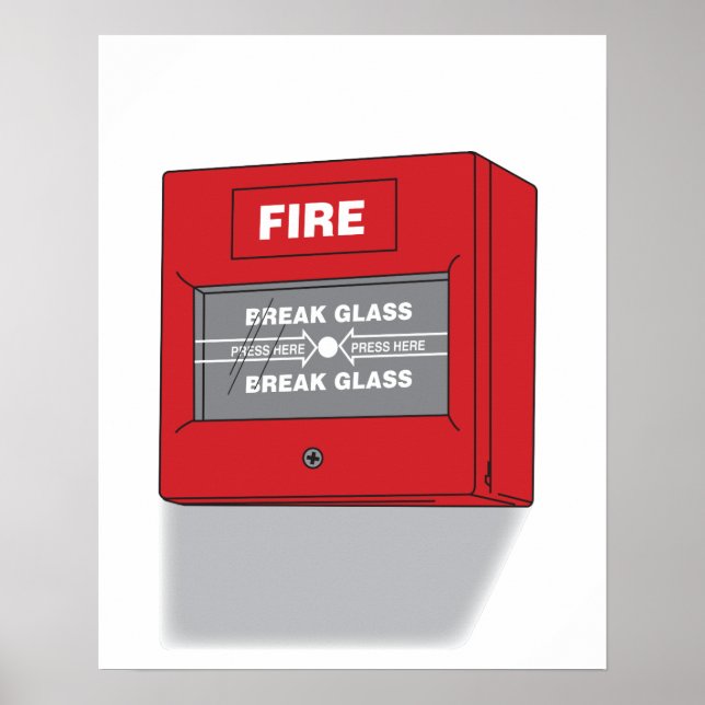 Wo ist das Feuer? Poster (Vorne)