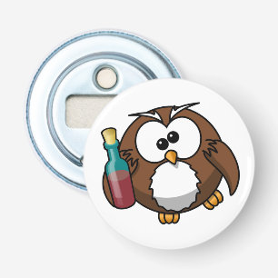 "WO IST DAS PARTY?" BETRUNKENES OWL FLASCHENÖFFNER