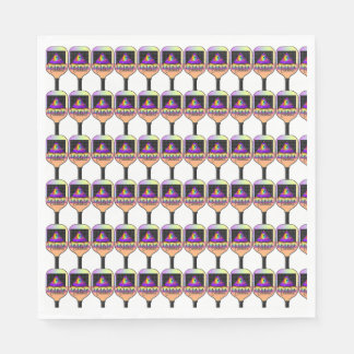 Wo ist das Pickleball? Serviette