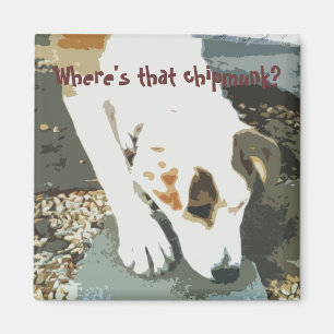 Wo ist der Chipmunk? Magnet