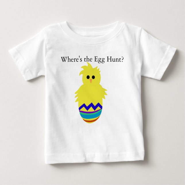 Wo ist der Ei Hunt Chick Egg T - Shirt? Baby T-shirt (Vorderseite)