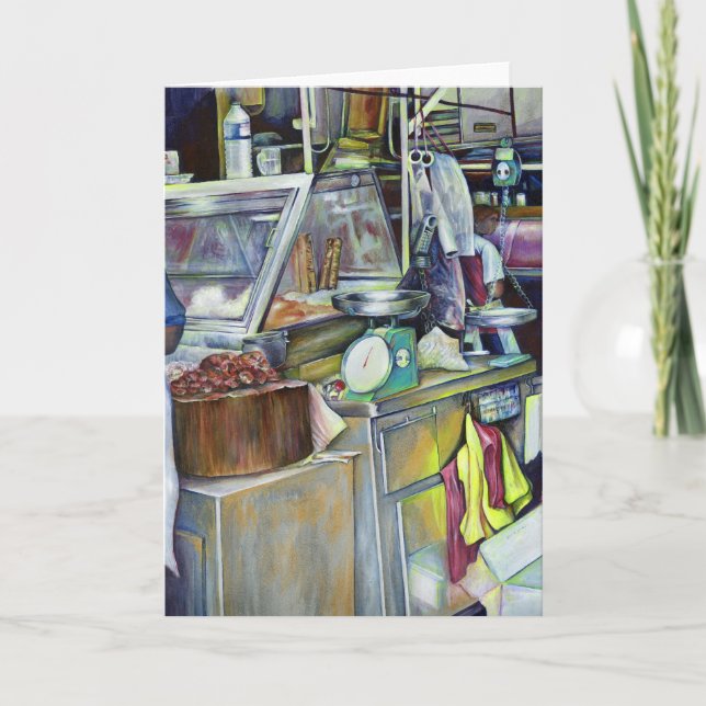 Wo ist der Fischkopf Curry Singapur? GrußCa Karte (Vorderseite)