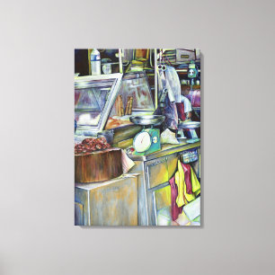 Wo ist der Fischkopf Curry Singapur? Leinwanddruck