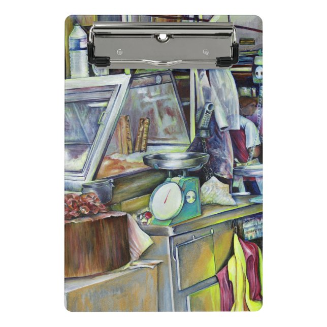 Wo ist der Fischkopf Curry? Singapur Mini Klemmbrett (Vorderseite)