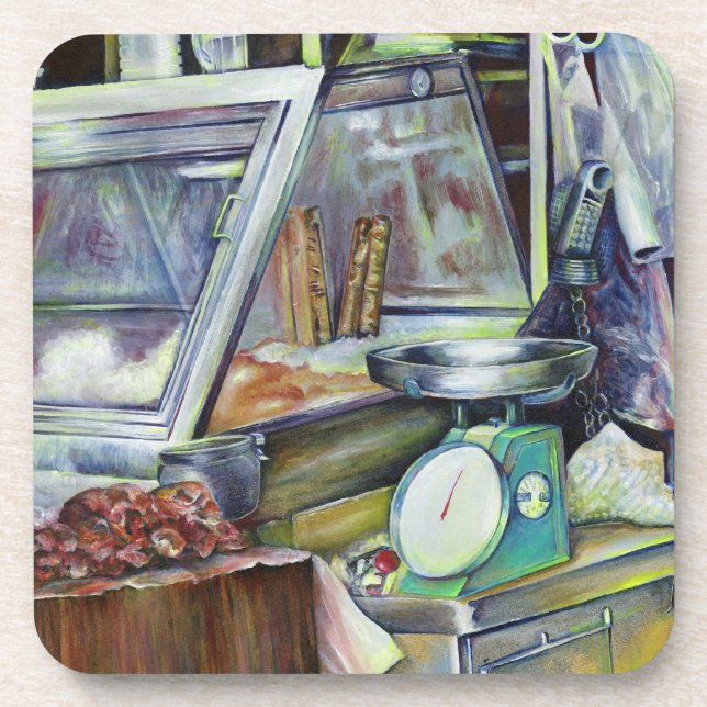 Wo ist der Fischkopf Curry? Singapur Untersetzer (Vorderseite)