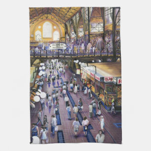 Wo ist der Frauenwasserschrank?Budapest Geschirrtuch