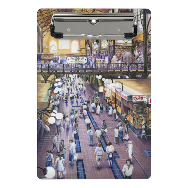 Wo ist der Frauenwasserschrank?Budapest Mini Klemmbrett (Vorderseite)