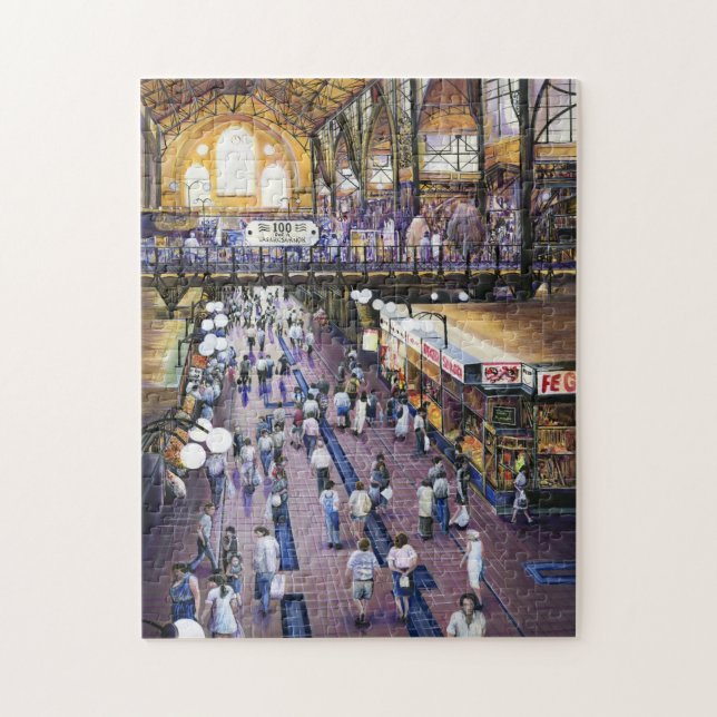 Wo ist der Frauenwasserschrank?Budapest Puzzle (Vertikal)