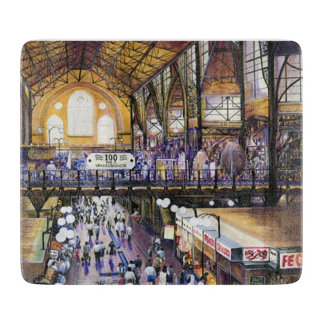 Wo ist der Frauenwasserschrank?Budapest Schneidebrett (Vorderseite)