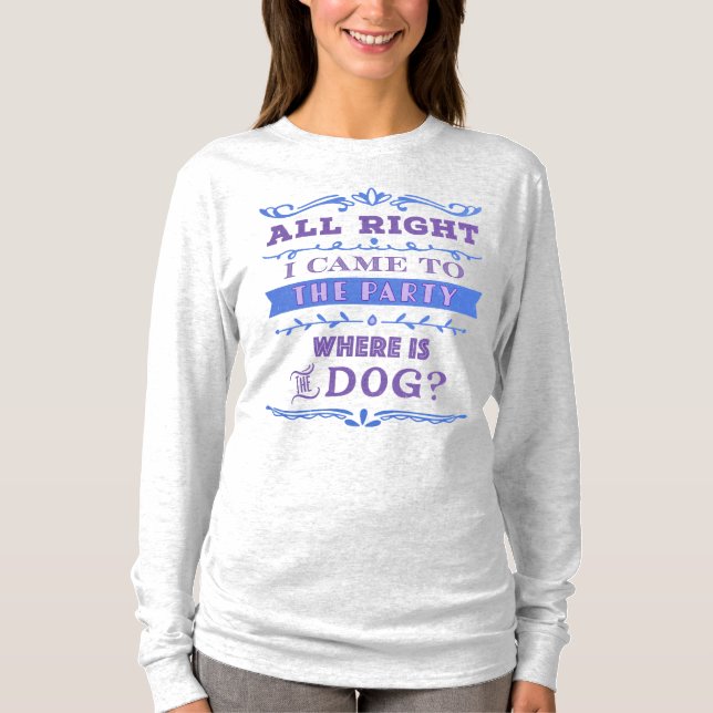 Wo ist der Hund? T-Shirt (Vorderseite)