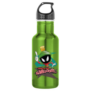 "Wo ist der Kaboom?" MARVIN THE MARTIAN™ Points Edelstahlflasche