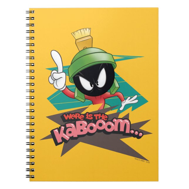 "Wo ist der Kaboom?" MARVIN THE MARTIAN™ Points Notizblock (Vorderseite)