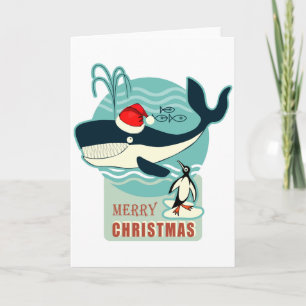 Wo ist der Weihnachtsmann? Feiertagskarte