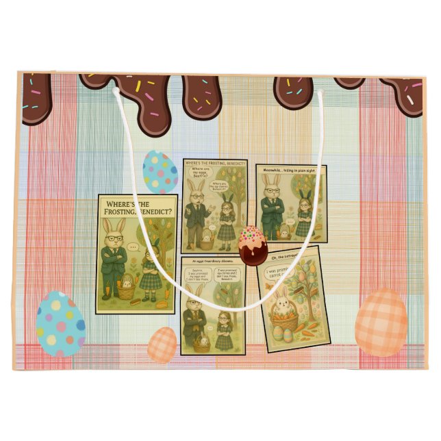 Wo ist der Zuckerguss? Geschenktüte (Rückseite)