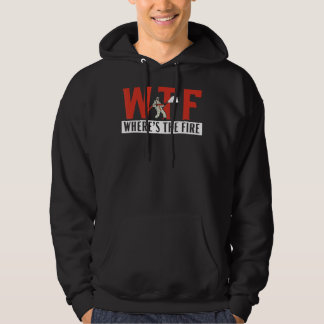Wo ist die Feuerwehrfrau Feuerwehrfrau Hoodie
