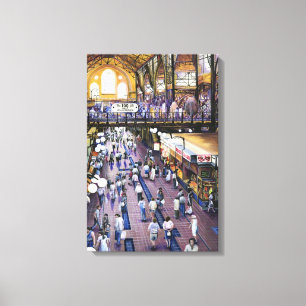 Wo ist die Frauenwasserklammer, Budapest? Leinwanddruck