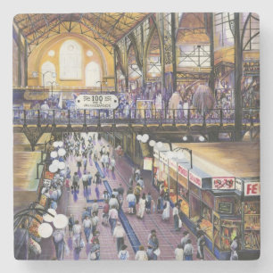 Wo ist die Frauenwasserklammer? Budapest Steinuntersetzer