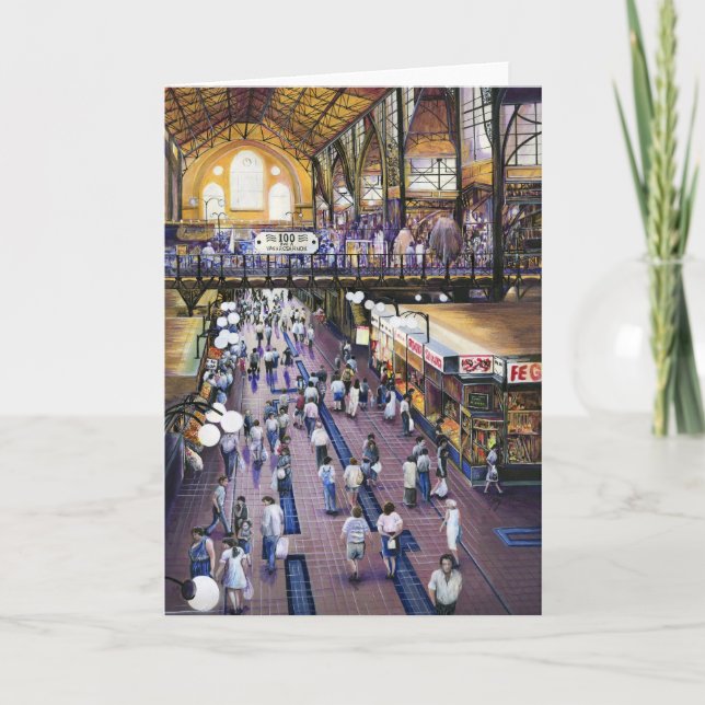 Wo ist die Frauenwasserklammer? Grußkarte Karte (Vorderseite)