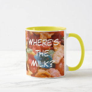 Wo ist die Milch? Tasse