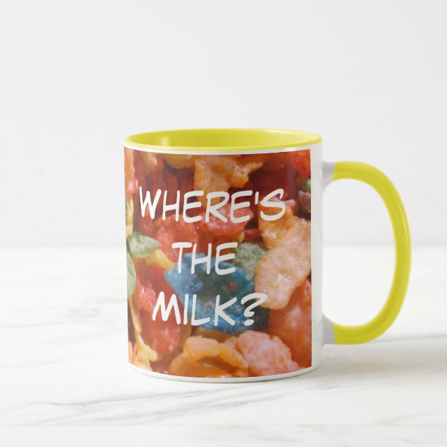 Wo ist die Milch? Tasse (Rechts)