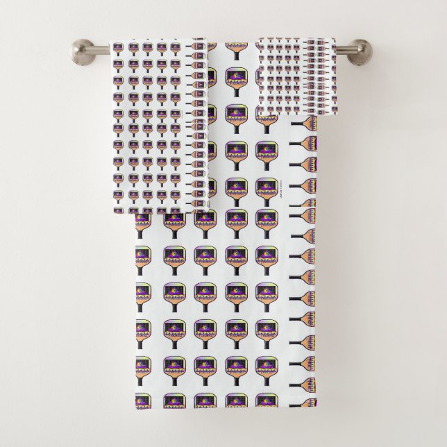 Wo ist die Pickleball Paddle White? Badhandtuch Set (Insitu)