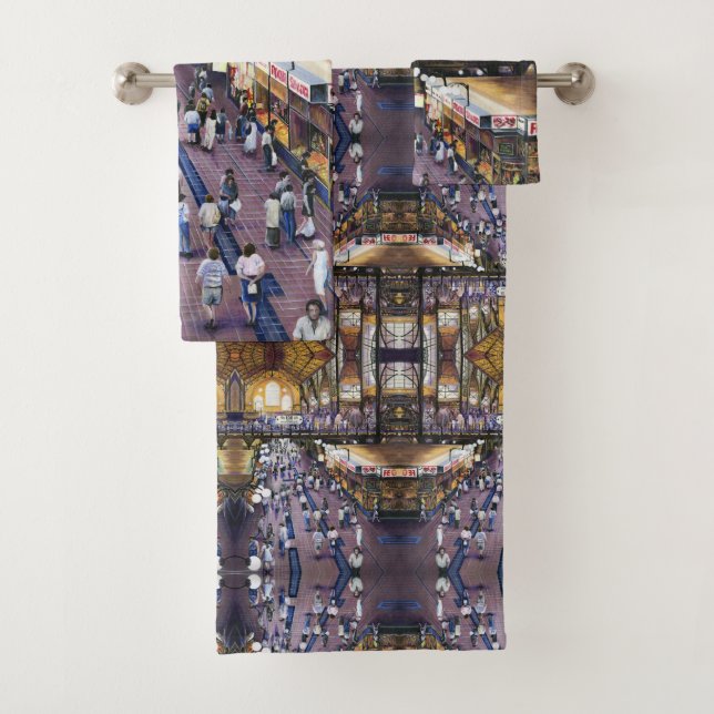 Wo ist die Wasserklammer der Frau? Budapest Badhandtuch Set (Insitu)