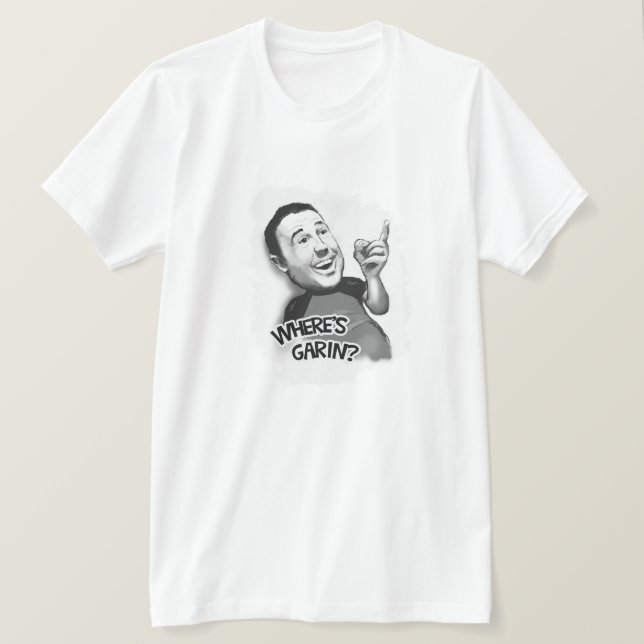 Wo ist Garin? T-Shirt (Design vorne)